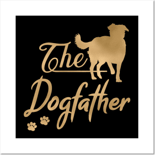Border Collie Dogfather Posters and Art